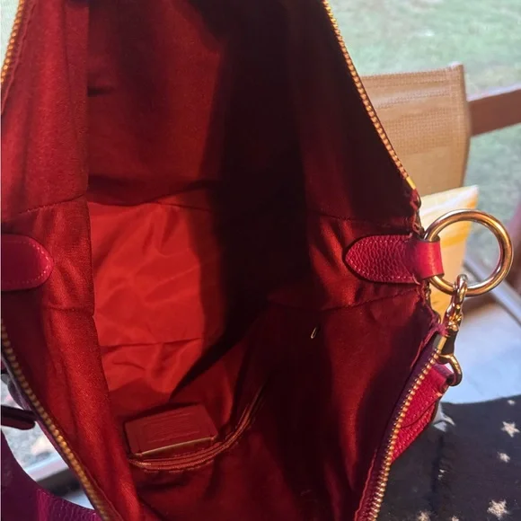 Coach Pink Leather Pennie Shoulder Bag - Picture 5 of 6